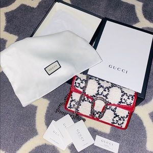 SOLD!!! GUCCI Dionysus Tweed mini bag